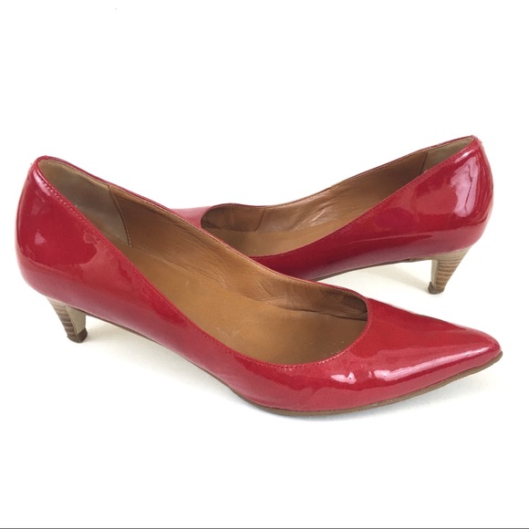 Cole Haan Shoes - Cole Haan Nike Air Red Pointed Toe Kitten Heels 8B